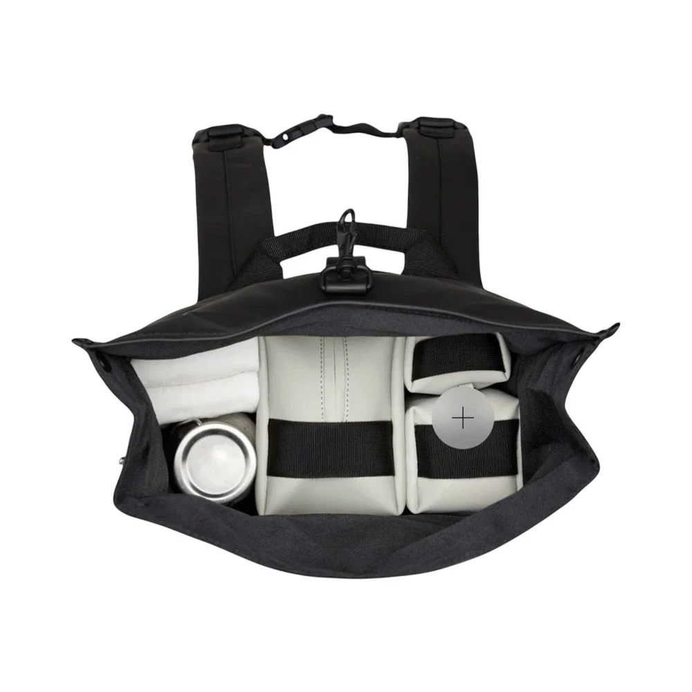 Rains Rolltop Rucksack Waterproof Backpack Bag Black New #13320 MSRP $140 Unisex